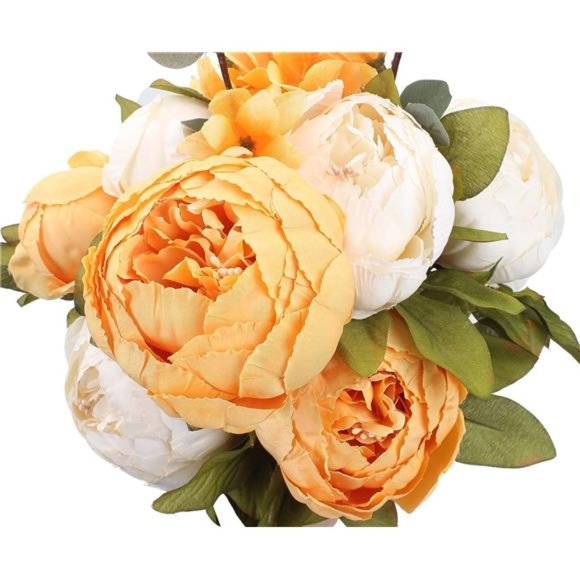 Artificial Peony Silk Flowers Fake Flowers Vintage Wedding Home Decoration Decor - Picture 1 of 5